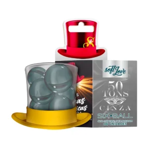 BOLINHAS EXCITANTES 50 TONS CINZA SIX BALL